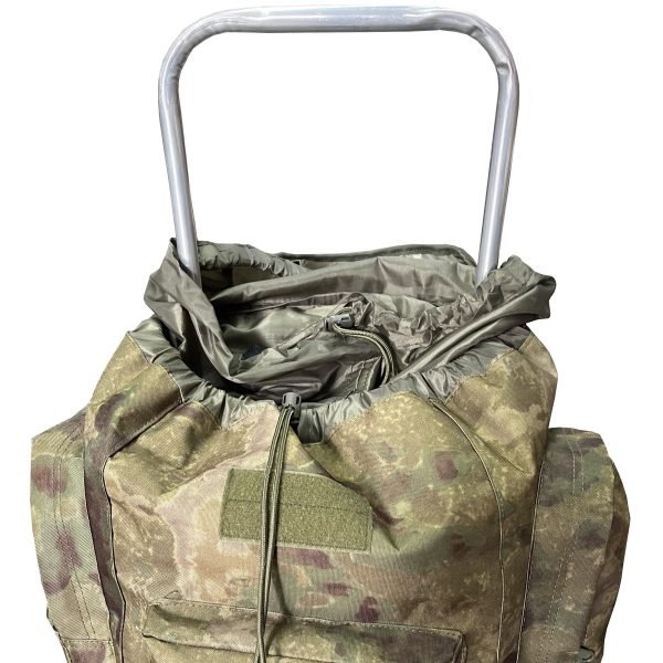 70L Large Capacity Backpack With Built-in Aluminum Tube Frame - Suitable For Outdoor Hiking, Camping Adventure, Waterproof Camouflage Luggage Bag For Travel Sports