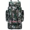 1pc Men's 130L Extra Large Backpack, Enthusiast Outdoor Camping Backpack, Travel Super Large Capacity Backpack