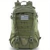 1pc 35L Nylon Outdoor Travel Hiking Rucksack, Camping Hunting Climbing Casual Bag