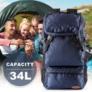 Large Capacity Travel Outdoor Backpack, Multifunctional Camping Hiking Mountaineering Backpack With Multi Pocket