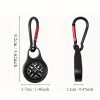 All-In-One Compass And Carabiner - Stainless Steel, Waterproof For Hiking, Camping, Fishing