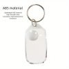1pc Outdoor Portable Compass, Quick Hanging Mountaineering Keychain, Abs Finger North Pin Multifunctional Thermometer