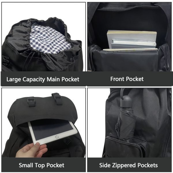 1pc Large Capacity Multi-pocket Sports Backpack, For Camping And Hiking, Suitable For Both Men And Women, Waterproof And Dustproof, Suitable For Long-distance Sports Travel, Daily Outdoor Backpack