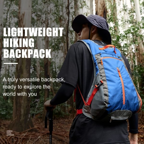Outdoor Mountaineering Backpack, Waterproof Wear-resistant Breathable Ultralight Men's Hiking Backpack
