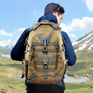 Waterproof 40L Camping Backpack - Tactical Storage Bag for Men and Women - Ideal for Outdoor Travel, Climbing, and Hiking - Durable and Spacious