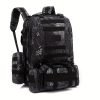 1pc 55L Sport Outdoor Hiking Large Capacity Multi-Functional Backpack, Waterproof Backpack For Training Camping