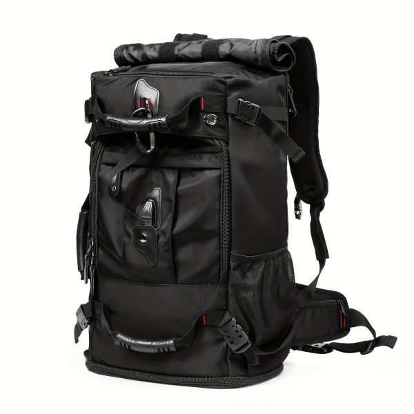 1pc Travel Backpack Carry On Backpack Durable Convertible Duffle Bag Fit For 39.62 cm Laptop For Men Hiking Airplane Shoes Bag Extendable Three Way Uses Multiple, Ideal choice for Gifts