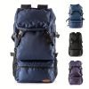 Large Capacity Travel Outdoor Backpack, Multifunctional Camping Hiking Mountaineering Backpack With Multi Pocket