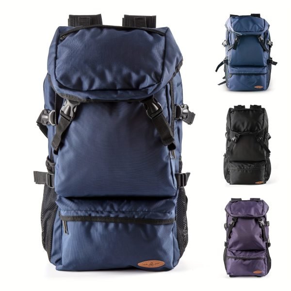 Large Capacity Travel Outdoor Backpack, Multifunctional Camping Hiking Mountaineering Backpack With Multi Pocket