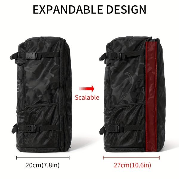 1pc Men's Extra Large Travel Bag, Outdoor Mountaineering Backpack, Waterproof Extra Large Capacity Business Travel Luggage Backpack
