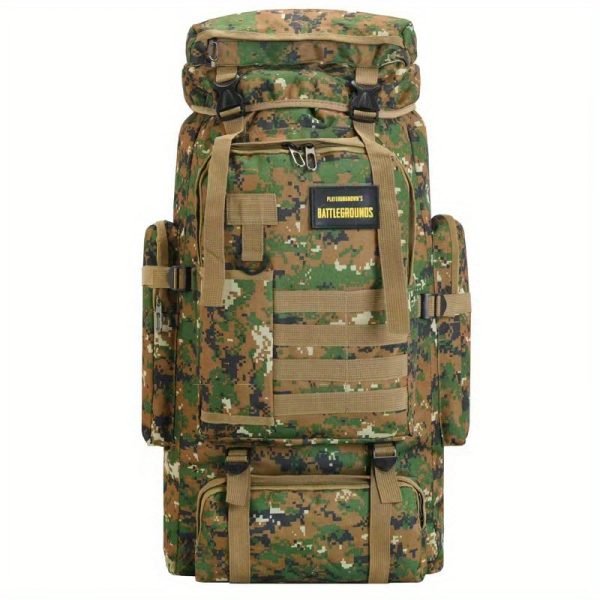 70L Large Capacity Tactical Backpack: Perfect for Outdoor Camping, Hiking, & Climbing - Waterproof & Portable!