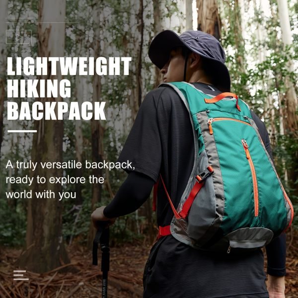 Outdoor Mountaineering Backpack, Waterproof Wear-resistant Breathable Ultralight Men's Hiking Backpack