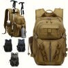 1pc Men's Outdoor Training Backpack, Multi-functional Backpack, Leisure Travel Hiking Backpack, Suitable For Fishing Mountaineering Camping