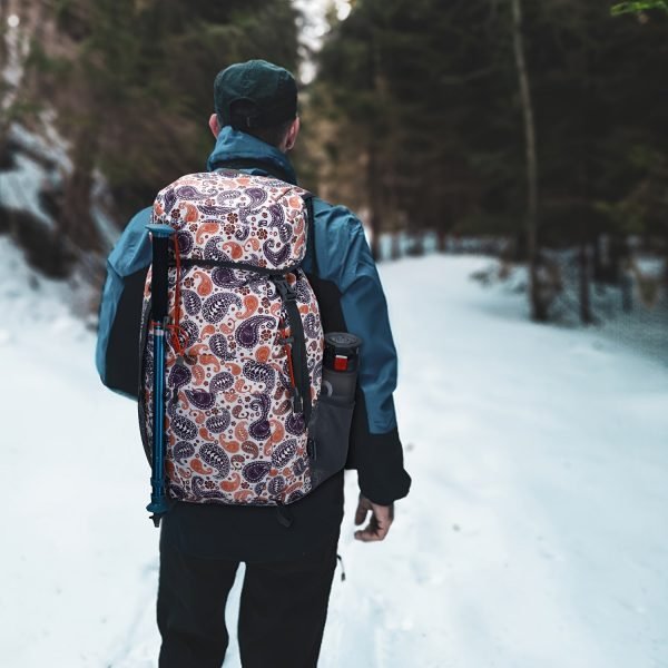 40L Folding Hiking Backpack, Waterproof Polyester Material Backpacks