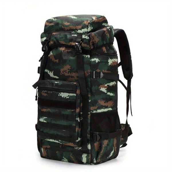 75L Men's Large Capacity Camouflage Backpack, Waterproof Travel Bag, Outdoor Mountaineering Backpack, Christmas, Halloween and Thanksgiving gifts