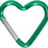 Heart Shaped Carabiner Clip Aluminum Alloy Keychain Clip Spring Snap Hook Camping Backpack Clips Heavy Duty Carabiner Lightweight Aluminum Alloy Keychain Clip Backpack Carabiner Rustproof