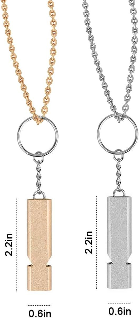 2pcs - Outdoor Survival Whistle - Whistle - for Outdoor Camping, Hunting Rescue, Boating, Coaching Players Training - Emergency Call for Help Whistle, is a Very Loud Double-Barrelled Whistle