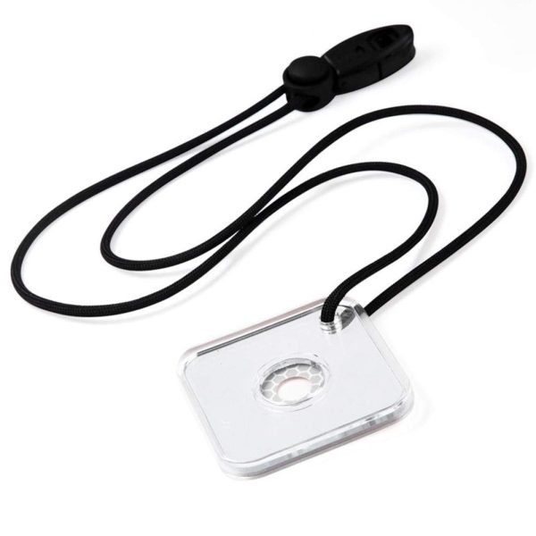 Acrylic Mirror Survival Reflector Mirror Portable Practical Self-Help Tool with Whistle for Emergency