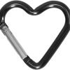 Heart Shaped Carabiner Clip Aluminum Alloy Keychain Clip Spring Snap Hook Camping Backpack Clips Heavy Duty Carabiner Lightweight Aluminum Alloy Keychain Clip Backpack Carabiner Rustproof