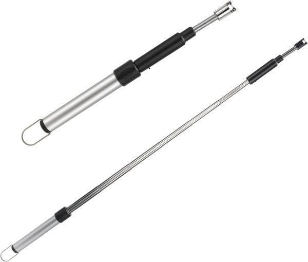 Long Lighter, Retractable Electric Lighters, Lgnition Port Can be Rotated 360°, Rechargeable via USB, lighters Suitable for Lighting Candles, barbecues, fireplaces, fire pits, etc.