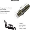 Emergency Survival Whistle,Multifunctional Outdoor Tools,Loud Safety Signaling,Compass/Thermometer/Light/Magnifier/Reflector Mirror/Storage Room/Lanyard,Expedition/Exploration/Hiking/Camping/Climbing