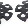 2PCS Trekking Pole Snow Baskets Universal Accessories for Walking Sticks Anti Sink Tips Horseshoe Foot Plastic Protectors and Replacement Tips for Trekking Poles in Black