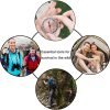 Multifunctional Waterproof Navigation Compass Map Ruler Magnifier for Explorer Hiking Map Reading and Navigation with Adjustable Lanyard