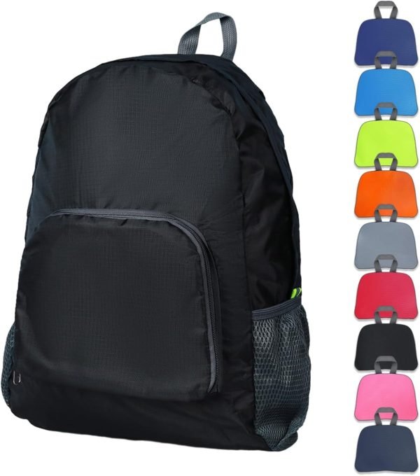 Lightweight Hiking Backpack, Ultralight Waterproof Foldable Travel Bag for Women and Men (Green)