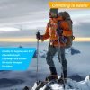 Trekking Pole Kit for Hiking, Mountaineering, 13.84 oz, Fully Adjustable, Compact Storage, Business Grey