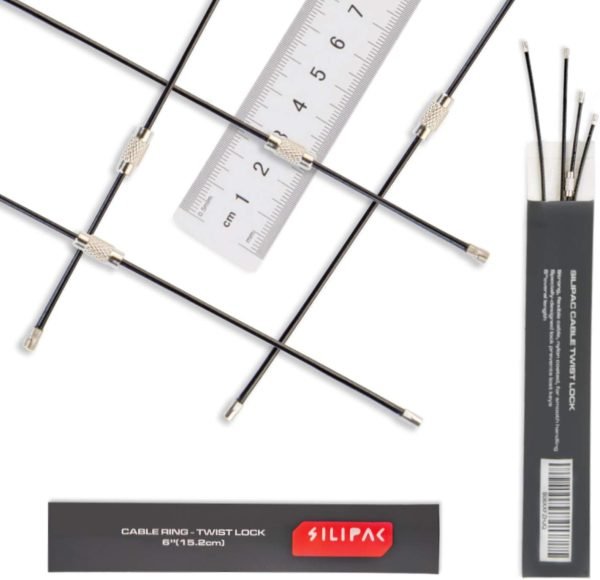 Large Key Ring Wire Stainless Steel Keychain Car Cable Keyring Loop Luggage Tag Hinge Keepers Binding Carabiner Big Locking