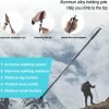 Trekking Pole Kit for Hiking, Mountaineering, 13.84 oz, Fully Adjustable, Compact Storage, Business Grey