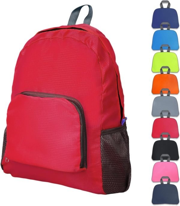 Lightweight Hiking Backpack, Ultralight Waterproof Foldable Travel Bag for Women and Men (Green)