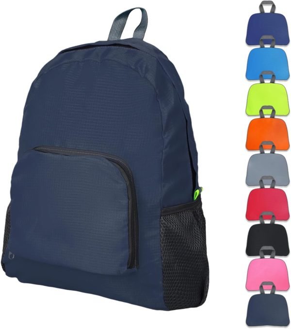 Lightweight Hiking Backpack, Ultralight Waterproof Foldable Travel Bag for Women and Men (Green)