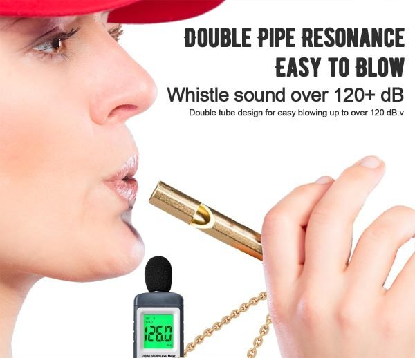 2pcs - Outdoor Survival Whistle - Whistle - for Outdoor Camping, Hunting Rescue, Boating, Coaching Players Training - Emergency Call for Help Whistle, is a Very Loud Double-Barrelled Whistle