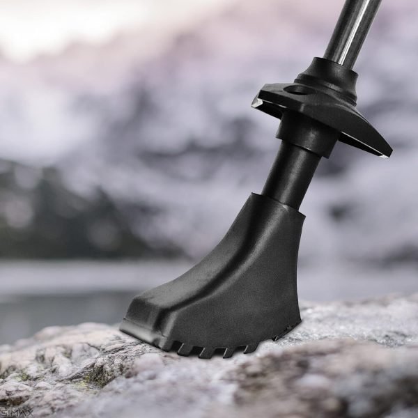 6Pcs Hiking Pole Tips Hiking Cane - Trekking Pole Tips for Walking Sticks Rubber Tips for Hiking Sticks - Collapsible Trekking Poles Hiking Canes - Hiking Pols Lost or Worn Standard Pole Tips