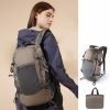 35L Ultralight Lightweight Packable Foldable Travel Camping Hiking Outdoor Sports Backpack Daypack (Khaki Gray)