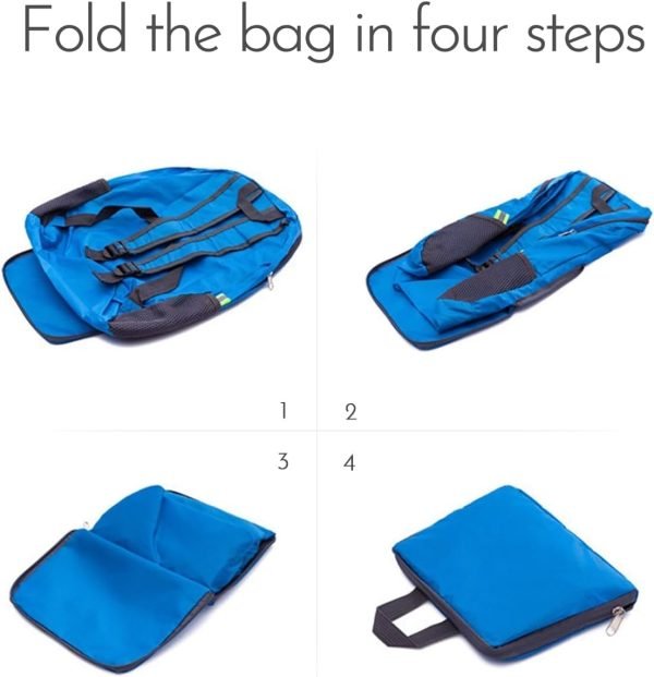 Lightweight Hiking Backpack, Ultralight Waterproof Foldable Travel Bag for Women and Men (Green)