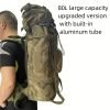 70L Large Capacity Backpack With Built-in Aluminum Tube Frame - Suitable For Outdoor Hiking, Camping Adventure, Waterproof Camouflage Luggage Bag For Travel Sports