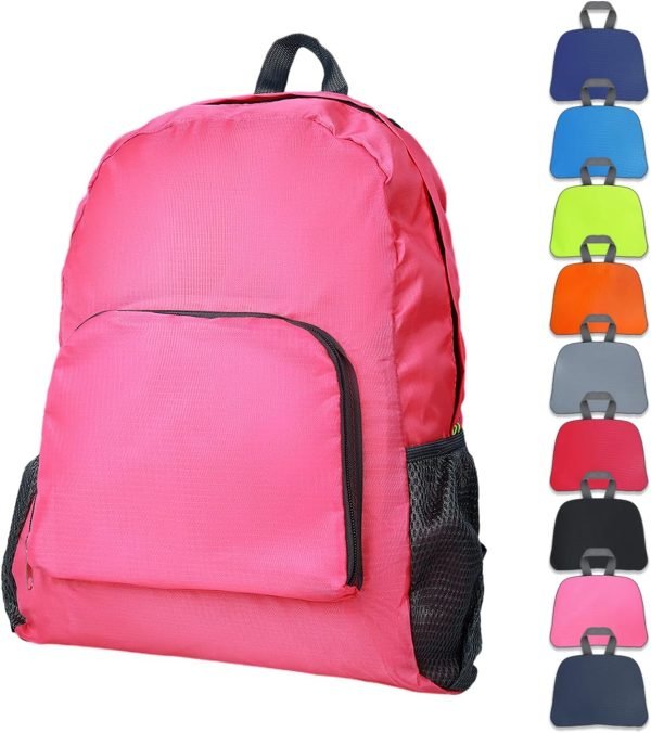 Lightweight Hiking Backpack, Ultralight Waterproof Foldable Travel Bag for Women and Men (Green)