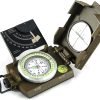 Eyeskey Multifunctional Military Sighting Navigation Compass with Inclinometer | Impact Resistant & Waterproof Compass for Hiking, Camping