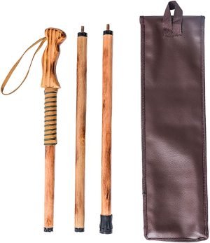 718lxeCWhjL._AC_SL1500 3-pc Detachable Hardwood Walking Stick Pine Handle with Compass (Nature Color, 55 Inches, 1 Piece)