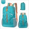 25L Hiking-Backpack Foldable-Sports Daypack-Camping Collapsible Bag Water Resistant Lightweight Travel Men Women (Lake Blue)
