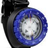 Scuba Compass, Professional Waterproof 5ATM Dive Wrist Compass with TPU Band for Outdoor Sports Diving, Sailing, Hiking, Survival Emergency