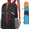 25L Hiking-Backpack Foldable-Sports Daypack-Camping Collapsible Bag Water Resistant Lightweight Travel Men Women (Lake Blue)