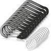 10 PCS Mini Carabiner Clips with Key Rings Aluminum D Shape Locking Carabine Keychain for Camping Traveling Hiking Keychains Keyring Outdoor