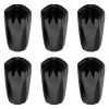 6Pcs Hiking Pole Tips Hiking Cane - Trekking Pole Tips for Walking Sticks Rubber Tips for Hiking Sticks - Collapsible Trekking Poles Hiking Canes - Hiking Pols Lost or Worn Standard Pole Tips