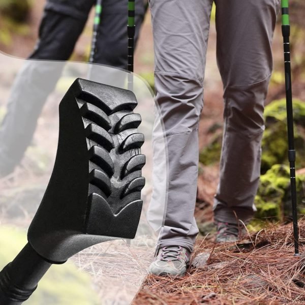 6Pcs Hiking Pole Tips Hiking Cane - Trekking Pole Tips for Walking Sticks Rubber Tips for Hiking Sticks - Collapsible Trekking Poles Hiking Canes - Hiking Pols Lost or Worn Standard Pole Tips