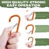 20 Pack 3" Aluminum Carabiner Clip, Large D Ring Carabiners Keychain Clip Spring Snap Hooks, Carabiner for Keys, Dog Leash, Outdoor Camping Hiking Accessories