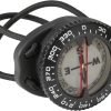 360° Ratcheted Rotating Bezel Scuba Diver Compass, Waterproof Oil Filled with Side-Window Compass