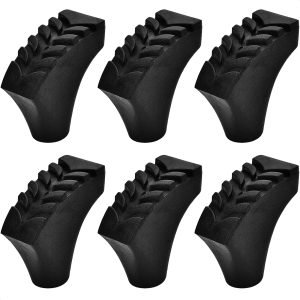 71f0b1ch1LL._AC_SL1500 6Pcs Hiking Pole Tips Hiking Cane - Trekking Pole Tips for Walking Sticks Rubber Tips for Hiking Sticks - Collapsible Trekking Poles Hiking Canes - Hiking Pols Lost or Worn Standard Pole Tips